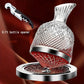 Luxury Crystal Diamond Wine Decanter Set with Stainless Steel Tray