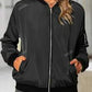 Women's Fashion Baseball Collar Zip-Up Jacket
