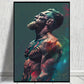 12x16" Frameless Boxing Gym Canvas Art Poster