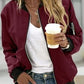 Women's Fashion Baseball Collar Zip-Up Jacket