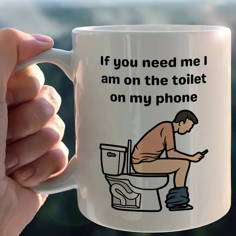 1pc, Funny Toilet Mug