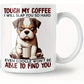 Charming Dog Design 11oz White Ceramic Coffee Mug