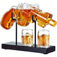 Gifts For Men Dad, Whiskey Decanter With Shot Glass