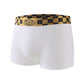 4 Pcs Men's Luxury Black Gold Belt Boxer Briefs