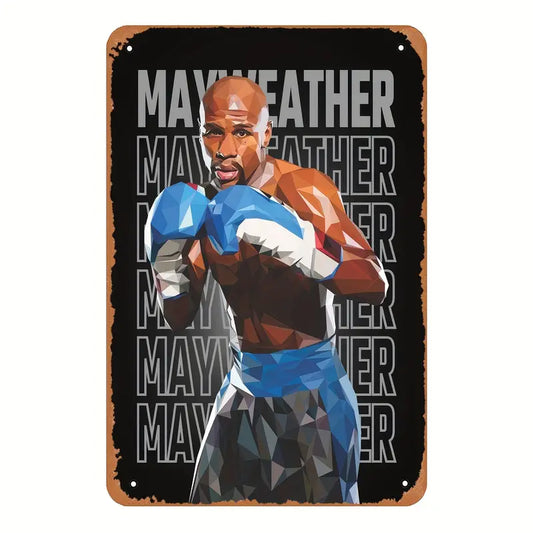 Room Decor 1pc Mayweather Vintage Metal Tin Sign