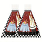 2pcs Happy Chef Pattern Dish Towels