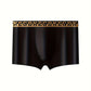 4 Pcs Men's Luxury Black Gold Belt Boxer Briefs