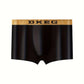 4 Pcs Men's Luxury Black Gold Belt Boxer Briefs