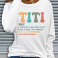 Women's Casual Long Sleeve Crew Neck T-Shirt - Playful 🔥"TITI"🔥