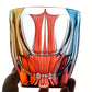 Czech Crystal Colored Wine Set