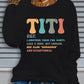 Women's Casual Long Sleeve Crew Neck T-Shirt - Playful 🔥"TITI"🔥