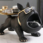 Black Bulldog Storage Decor Collectible Figurine