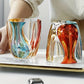 Czech Crystal Colored Wine Set