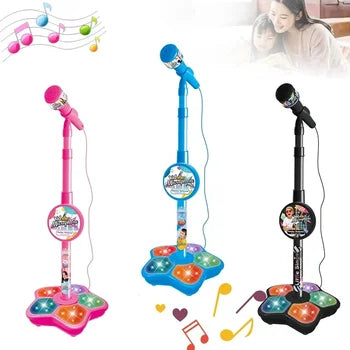 Kids Microphone and Stand, Kids Karaoke Machine for Girls Boys