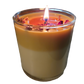 Coffee Shop Scented Soy Candle with Roses or Coffee Grinds