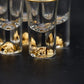 6pcs 15ml/2oz Golden Accent Mini Shot Glasses