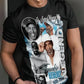 Men's Casual Short Sleeve T-Shirt with Digital Print