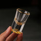 6pcs 15ml/2oz Golden Accent Mini Shot Glasses