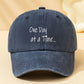 Men's Baseball Cap - ONE DAY AT A TIME