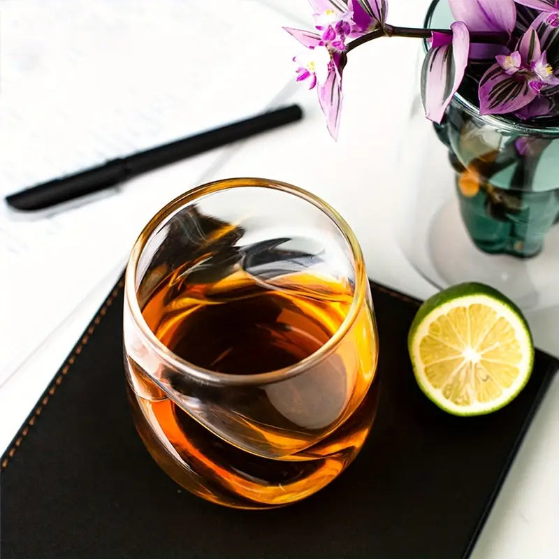 Versatile Japanese-Inspired Glass Cup for Cocktails