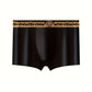 4 Pcs Men's Luxury Black Gold Belt Boxer Briefs