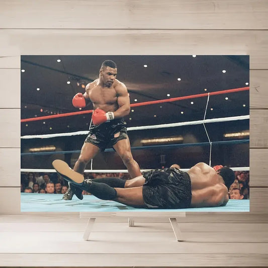 1pc, Tyson Canvas Wall Art, Frameless Boxing Poster, 12x18 inches