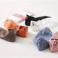 10 Pairs of 5 Pairs of Cotton Socks, Cute Smiling Face Socks