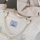 Chic Diamond Quilted Travel Bag Set with Shoe Compartment