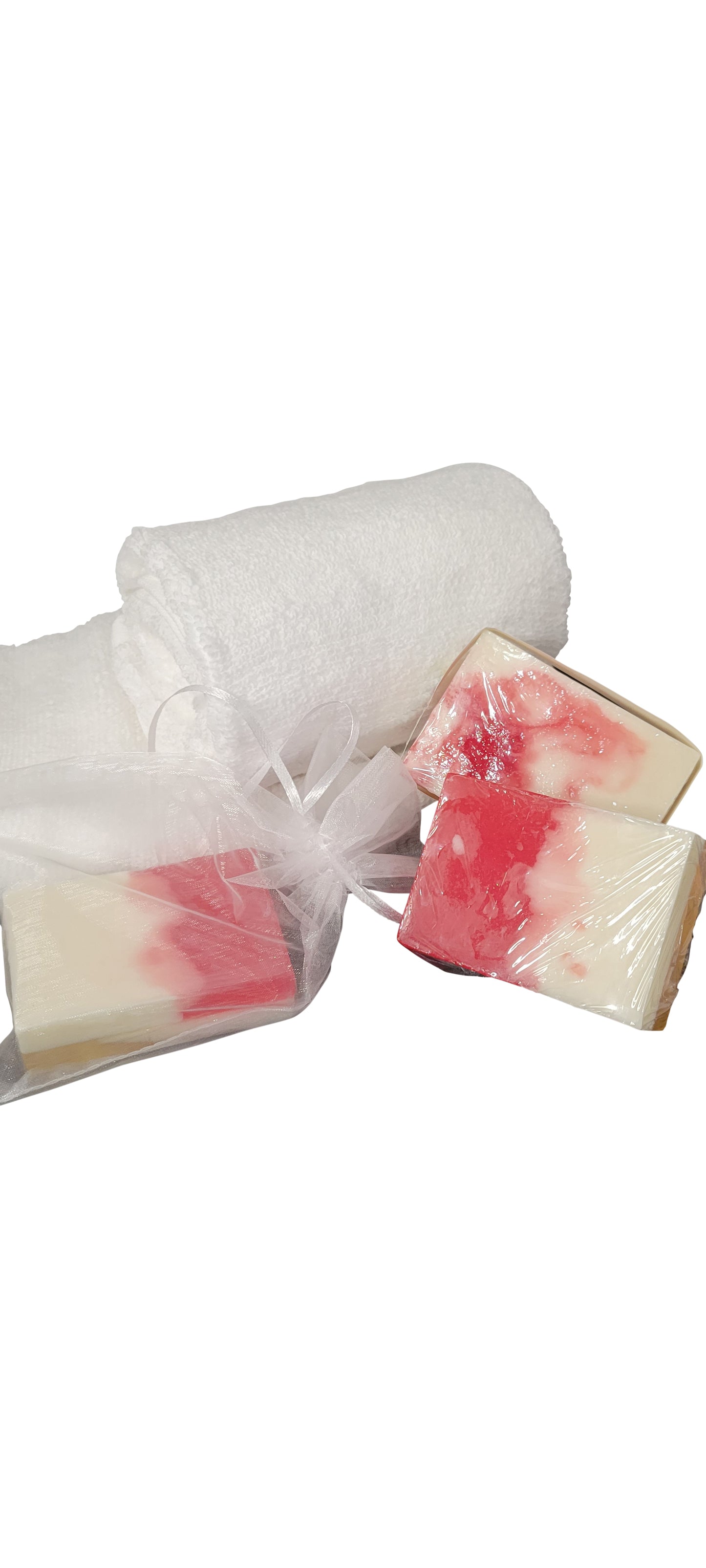 Wild Rose White/Clear Soap Bar Kit