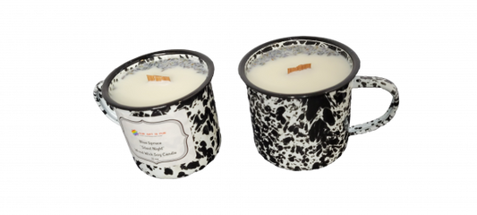 Camping Mug Soy Candle "Silent Night"