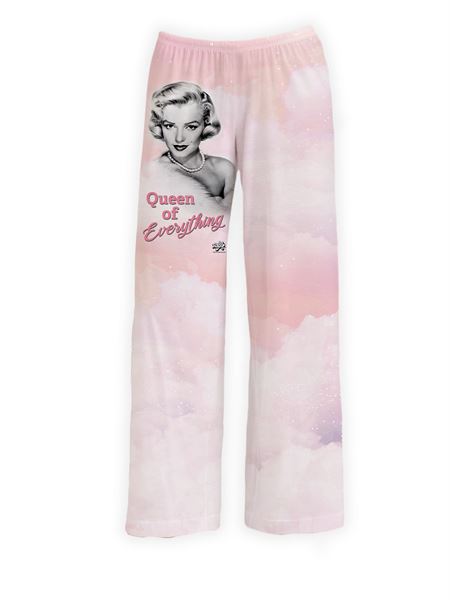 Marilyn Monroe "Queen of Everything" Loung Pants.